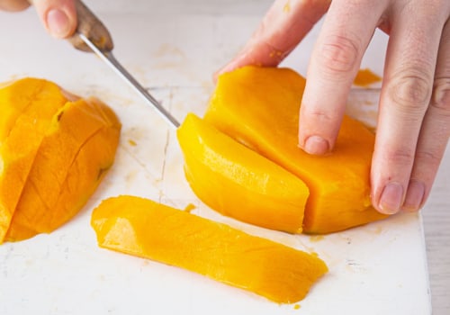 Peeling and Slicing Mango for Delicious Cocktails